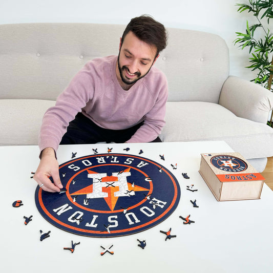 Houston Astros™ Crest - Wooden Puzzle