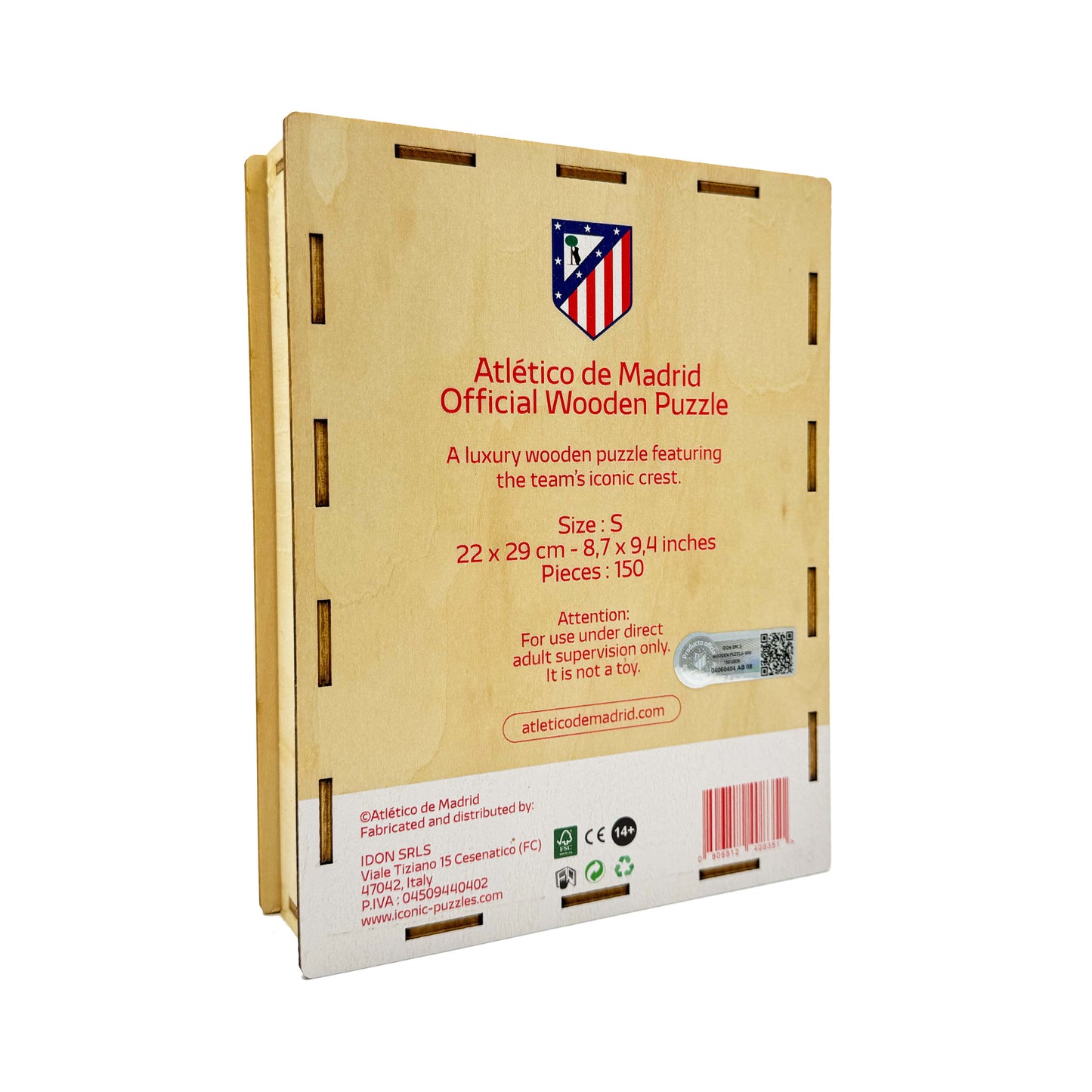 Atlético de Madrid® Crest - Wooden Puzzle