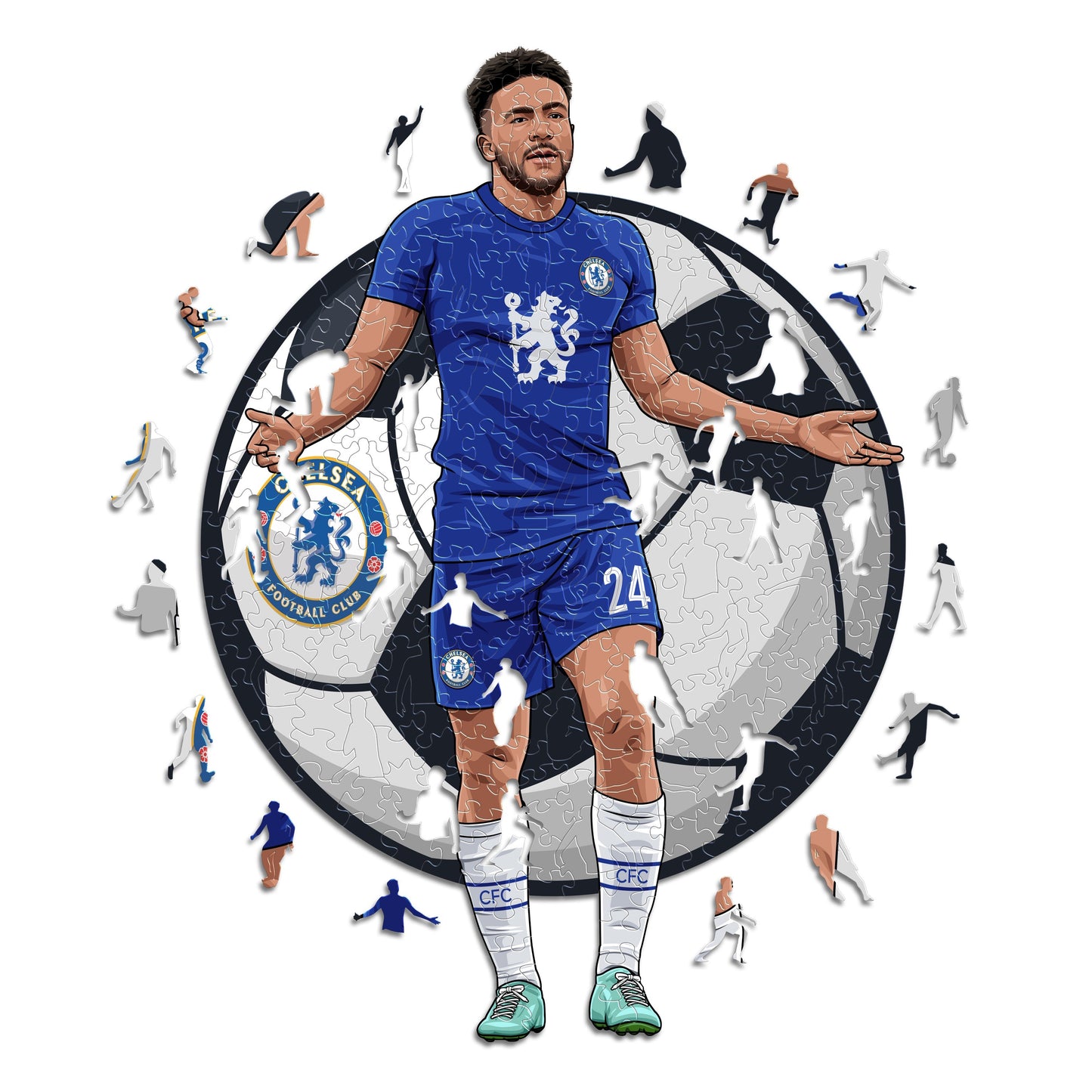 3 PACK Chelsea FC® Crest + Cole Palmer + Reece James