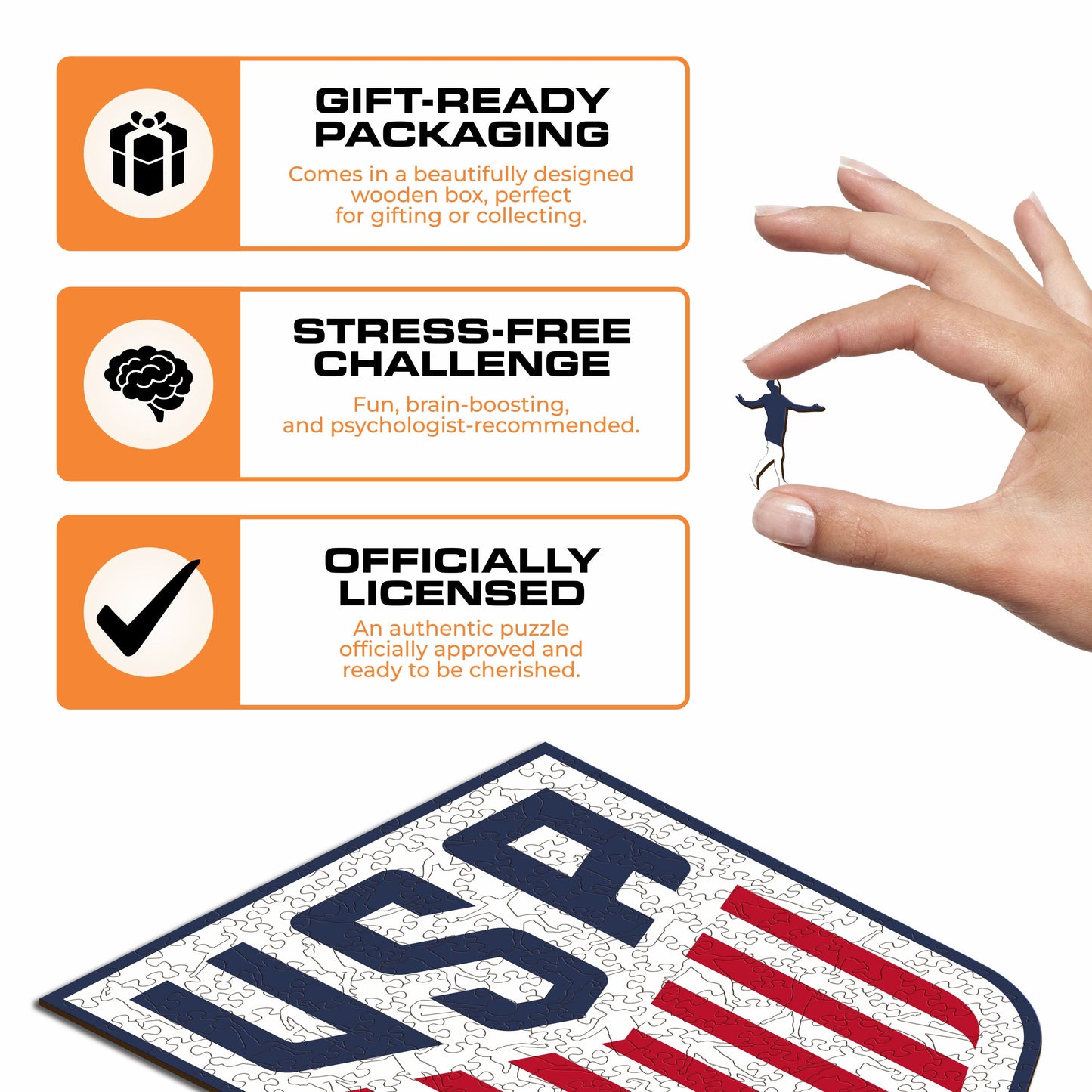 USMNT® Crest - Wooden Puzzle