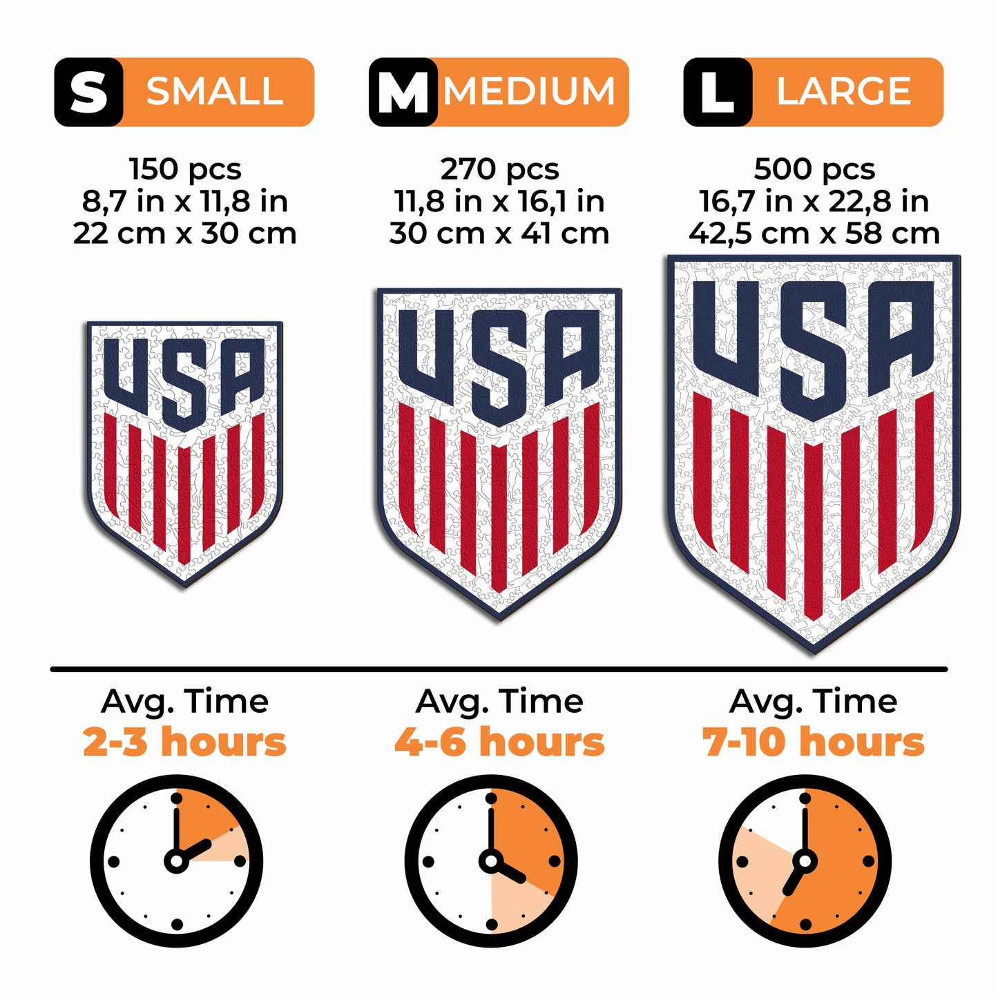 USMNT® Crest - Wooden Puzzle