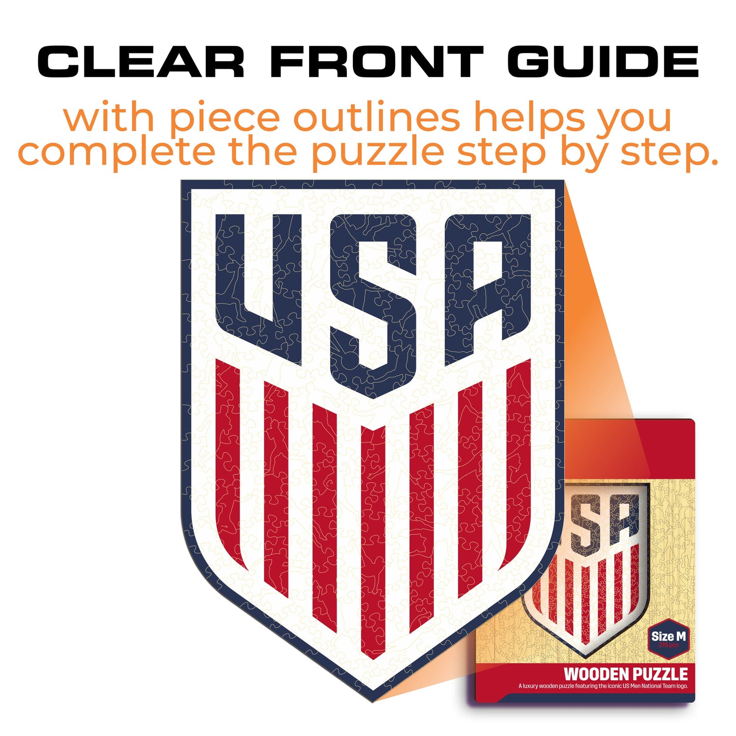 USMNT® Crest - Wooden Puzzle
