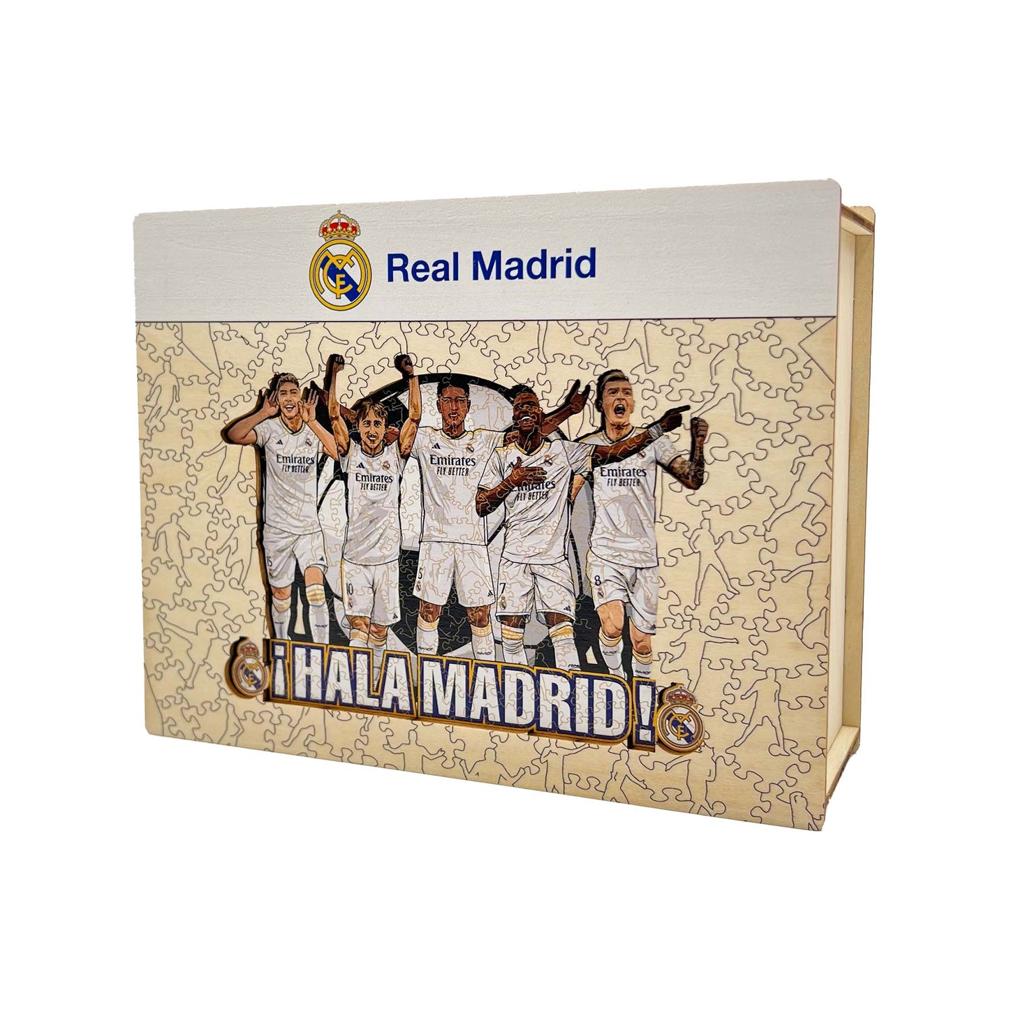 Real Madrid CF® 5 Players - Wooden Puzzle (LIMITED EDITION)