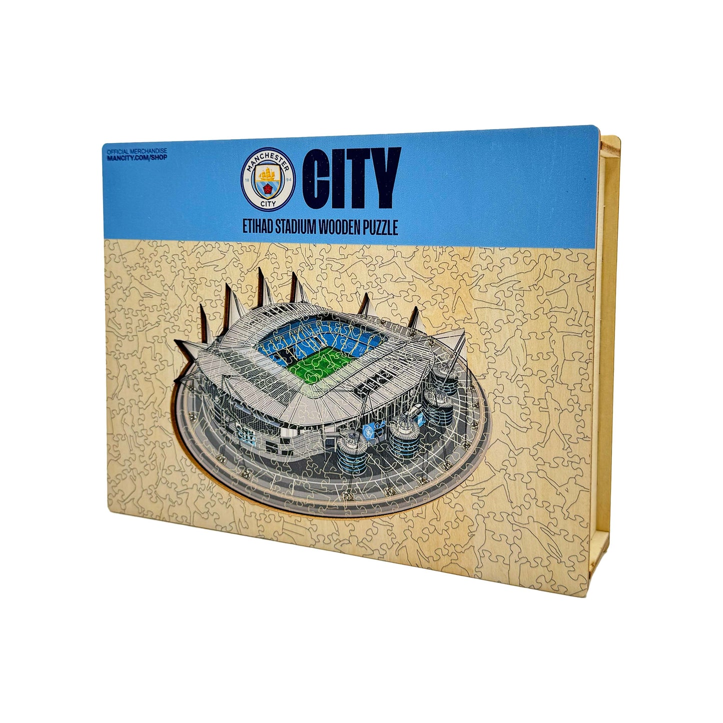 3 PACK Manchester City FC® Crest + Haaland + Etihad Stadium