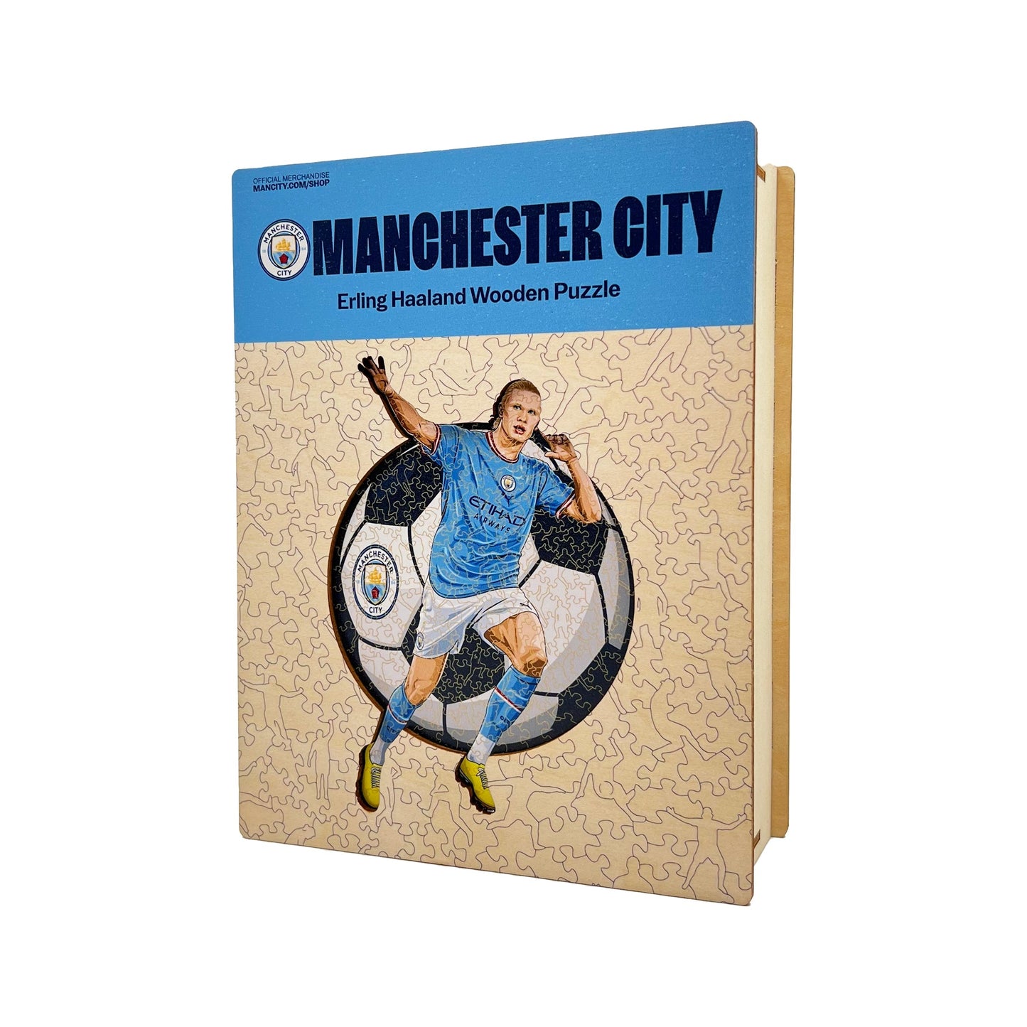 3 PACK Manchester City FC® Crest + Haaland + Etihad Stadium