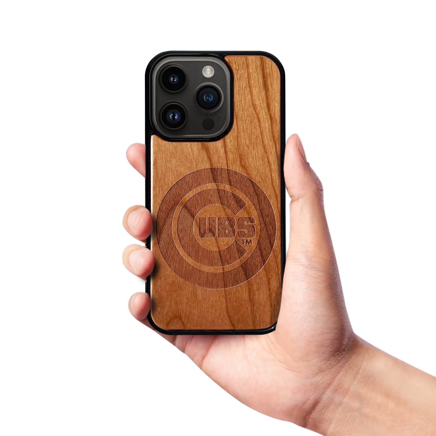Chicago Cubs® Crest - Wooden Phone Case