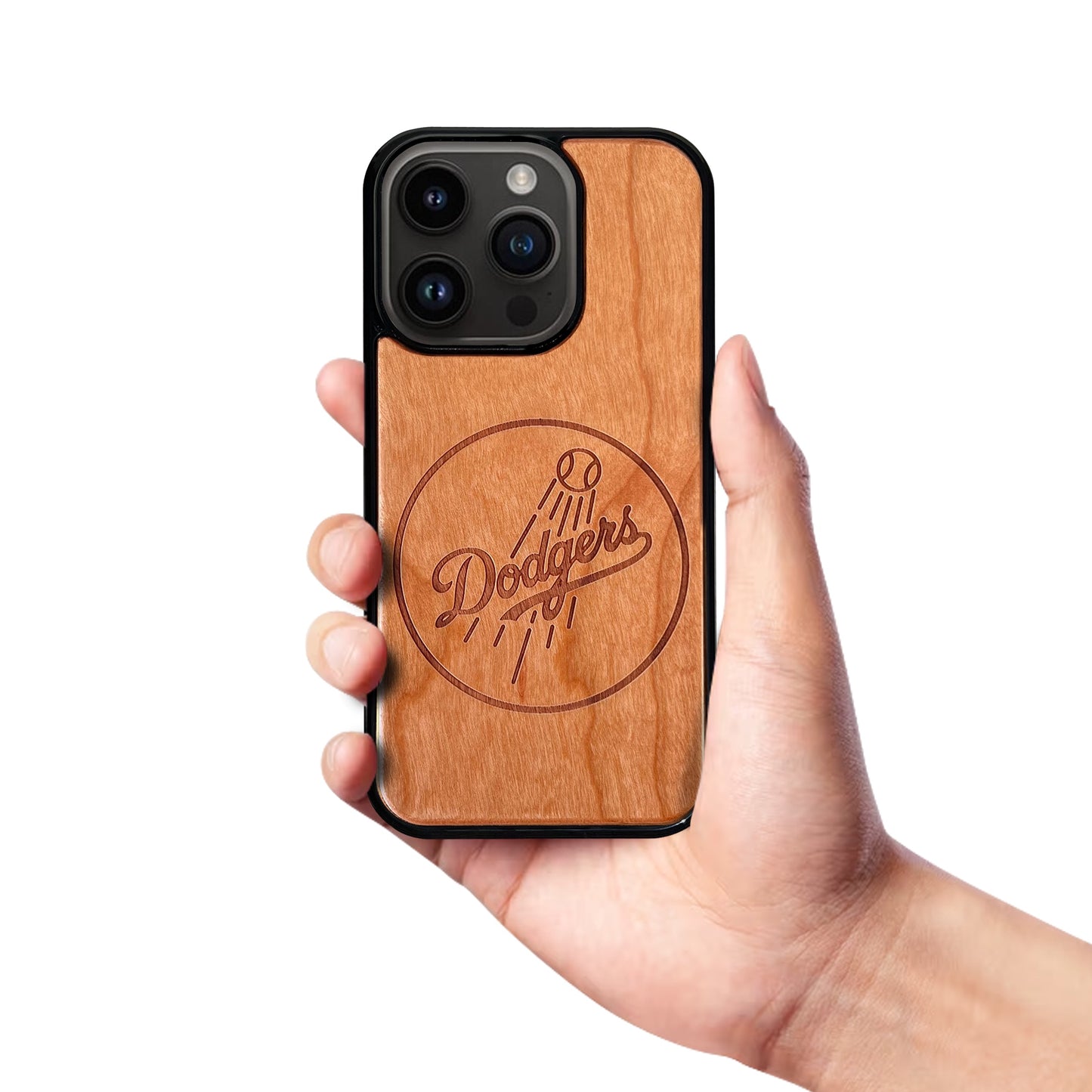Los Angeles Dodgers® Crest - Wooden Phone Case