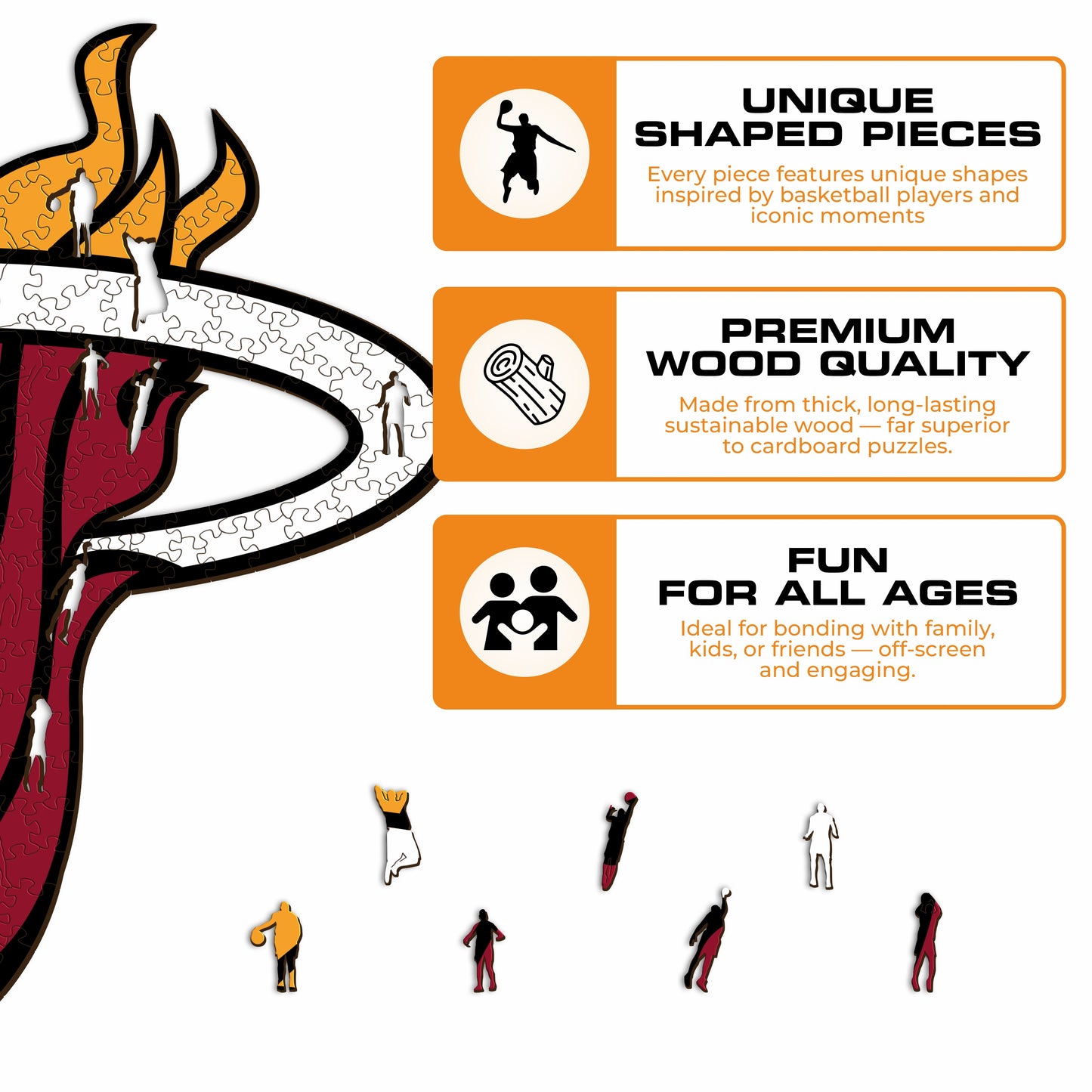 Miami Heat™ - Wooden Puzzle