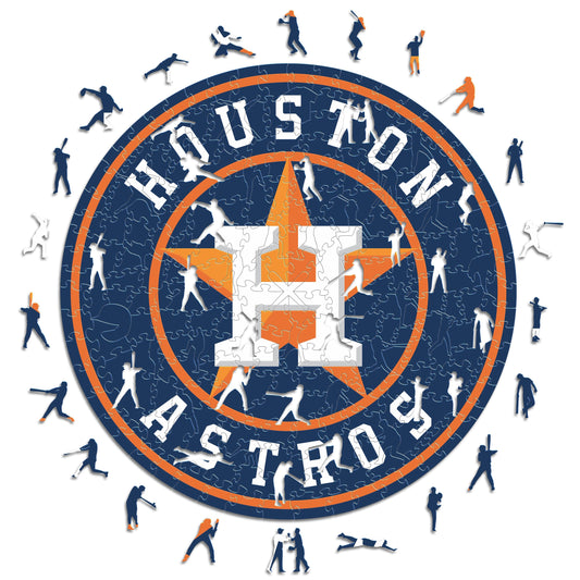 Houston Astros™ Crest - Wooden Puzzle