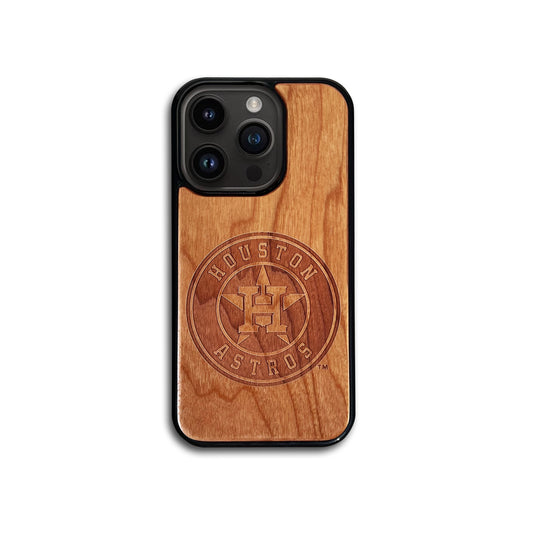 Houston Astros® Crest - Wooden Phone Case