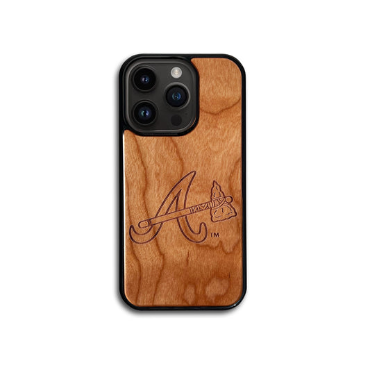 Atlanta Braves® Crest - Wooden Phone Case