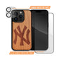 New York Yankees® "NY" Crest - Wooden Phone Case