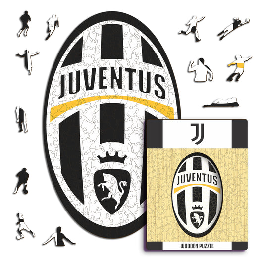 Juventus FC® Retro Crest - Wooden Puzzle