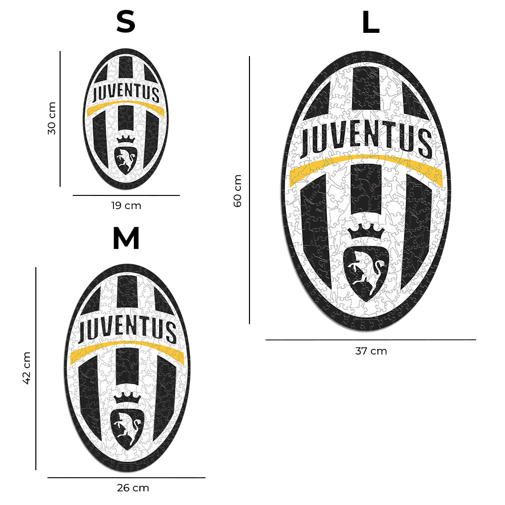 Juventus FC® Retro Crest - Wooden Puzzle