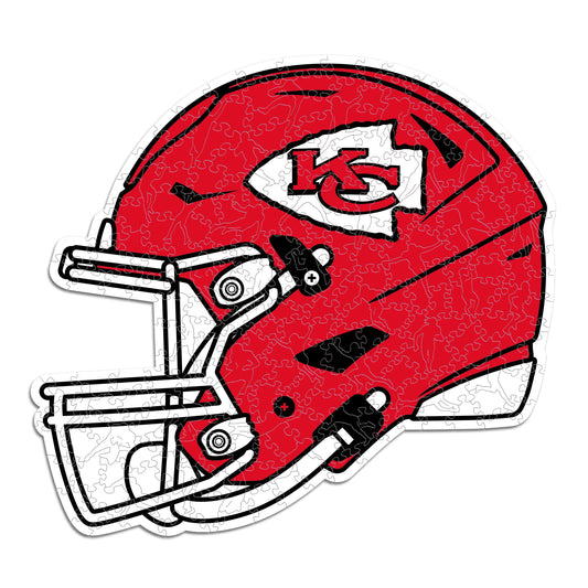 Kansas City Chiefs™ Helmet - Wooden Puzzle