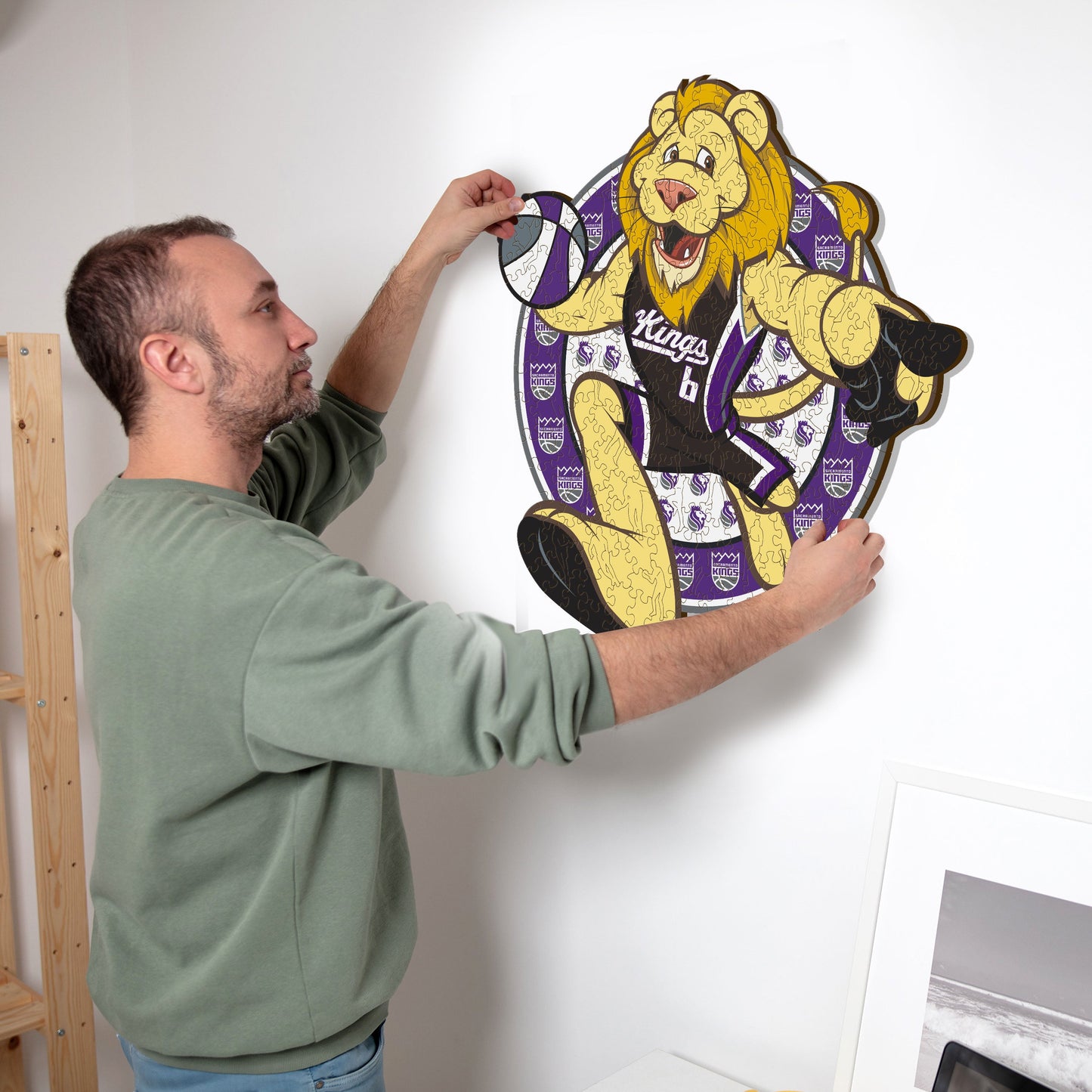Sacramento Kings™ Mascot - Wooden Puzzle