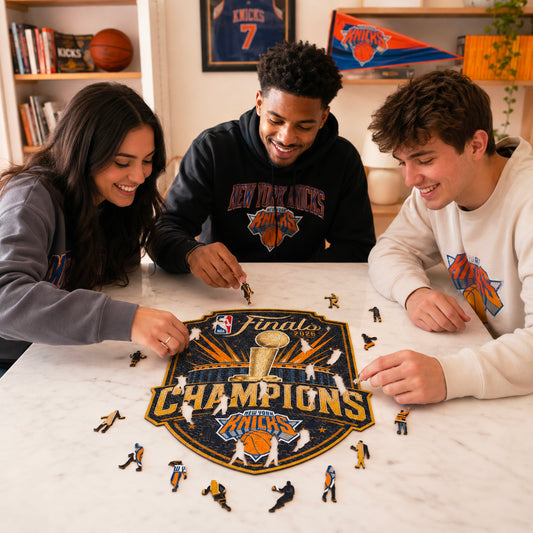 New York Knicks™ 2026 NBA Champions Wooden Puzzle
