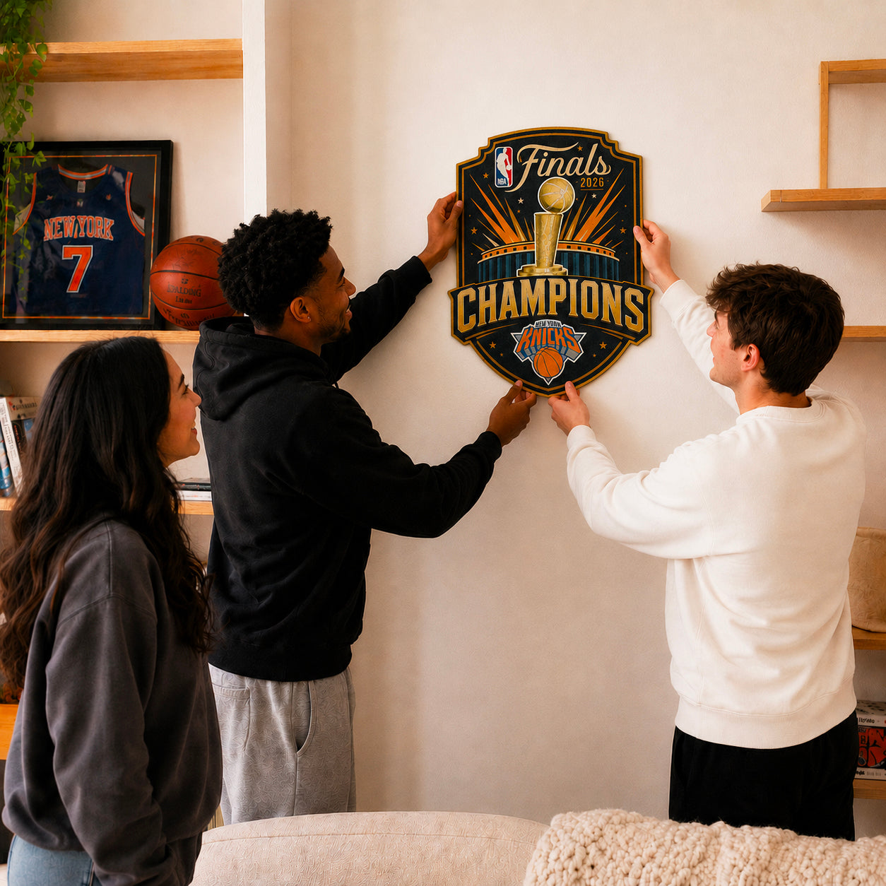 New York Knicks™ 2026 NBA Champions Wooden Puzzle