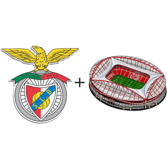 2 PACK SL Benfica® Crest + Stadium