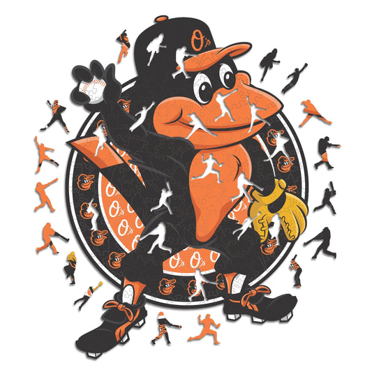 Baltimore Orioles™ Mascot - Wooden Puzzle