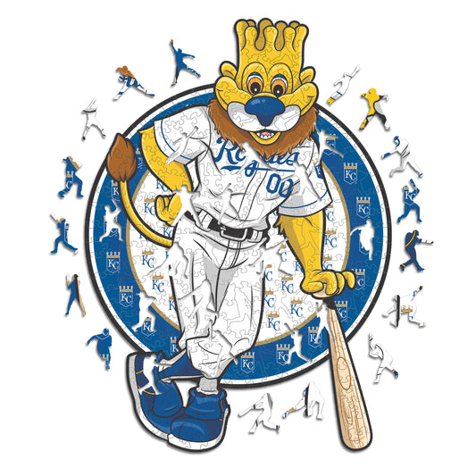 Kansas City Royals™ Mascot - Wooden Puzzle