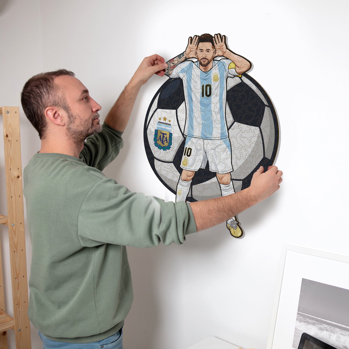 Lionel Messi - Wooden Puzzle