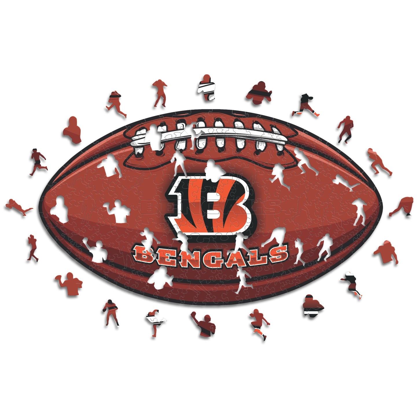 3 NFL Wooden Puzzles Of Your Choice