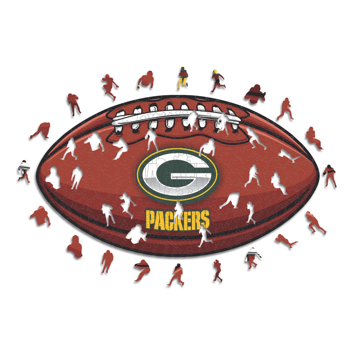 3 NFL Wooden Puzzles Of Your Choice