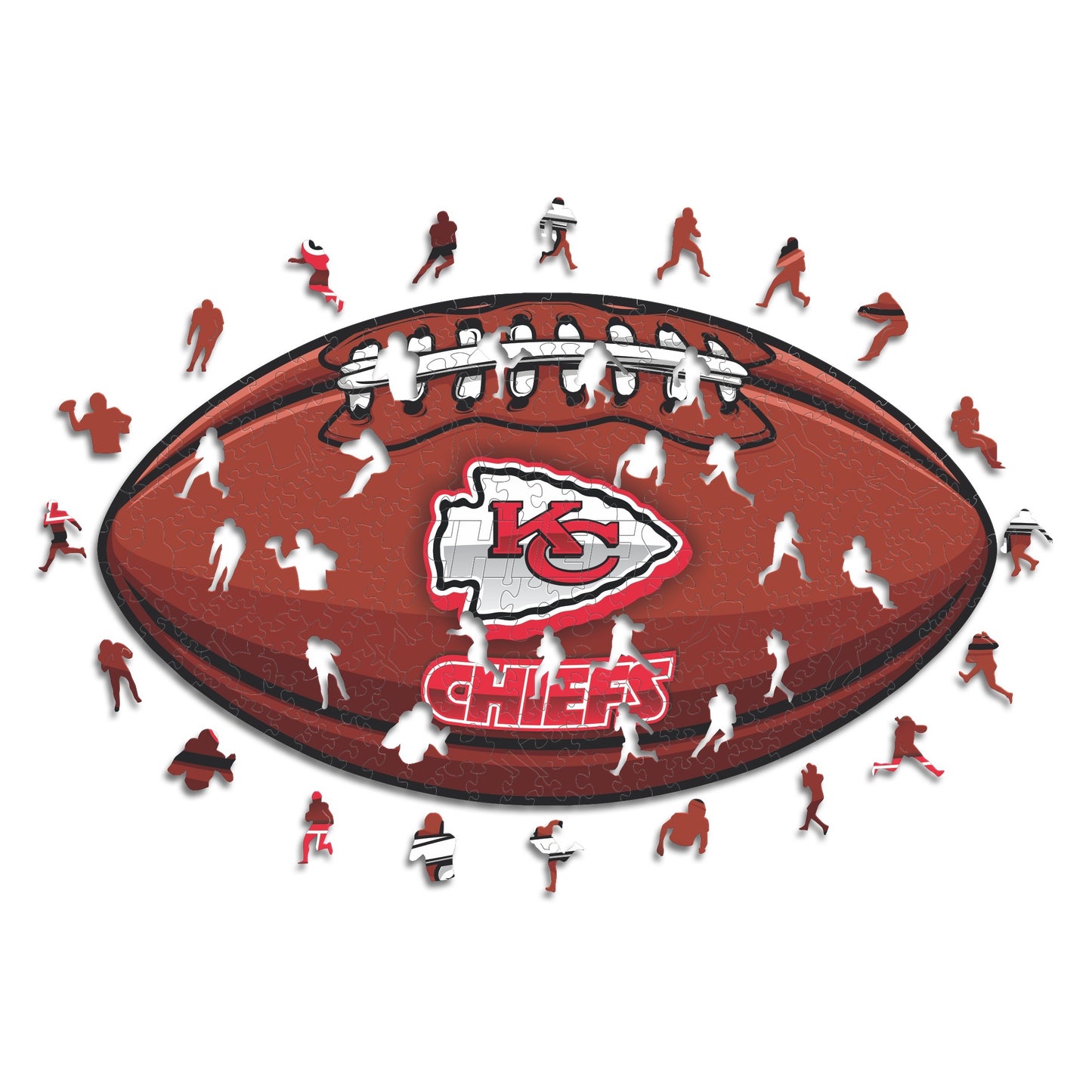 3 NFL Wooden Puzzles Of Your Choice