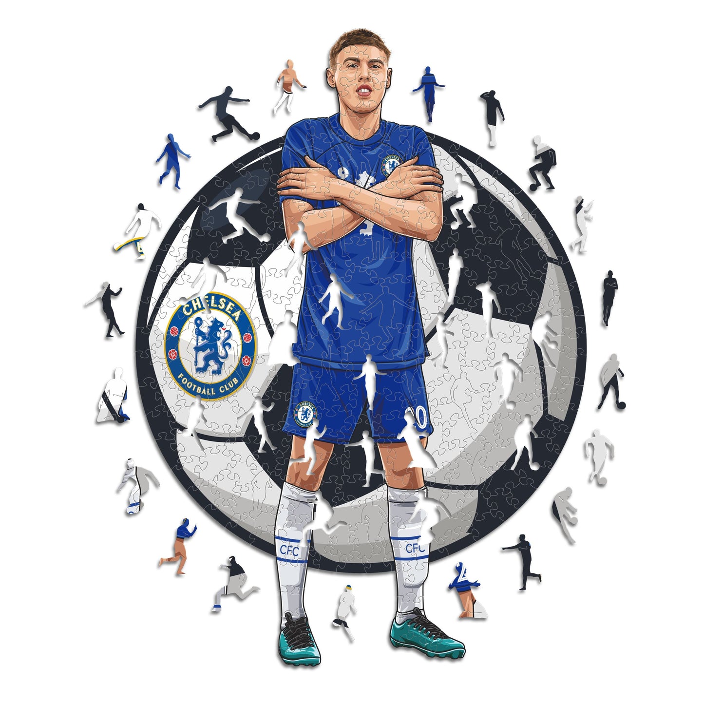 3 PACK Chelsea FC® Crest + Stamford Bridge + Cole Palmer