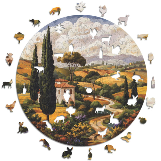 Tuscany - Wooden Puzzle