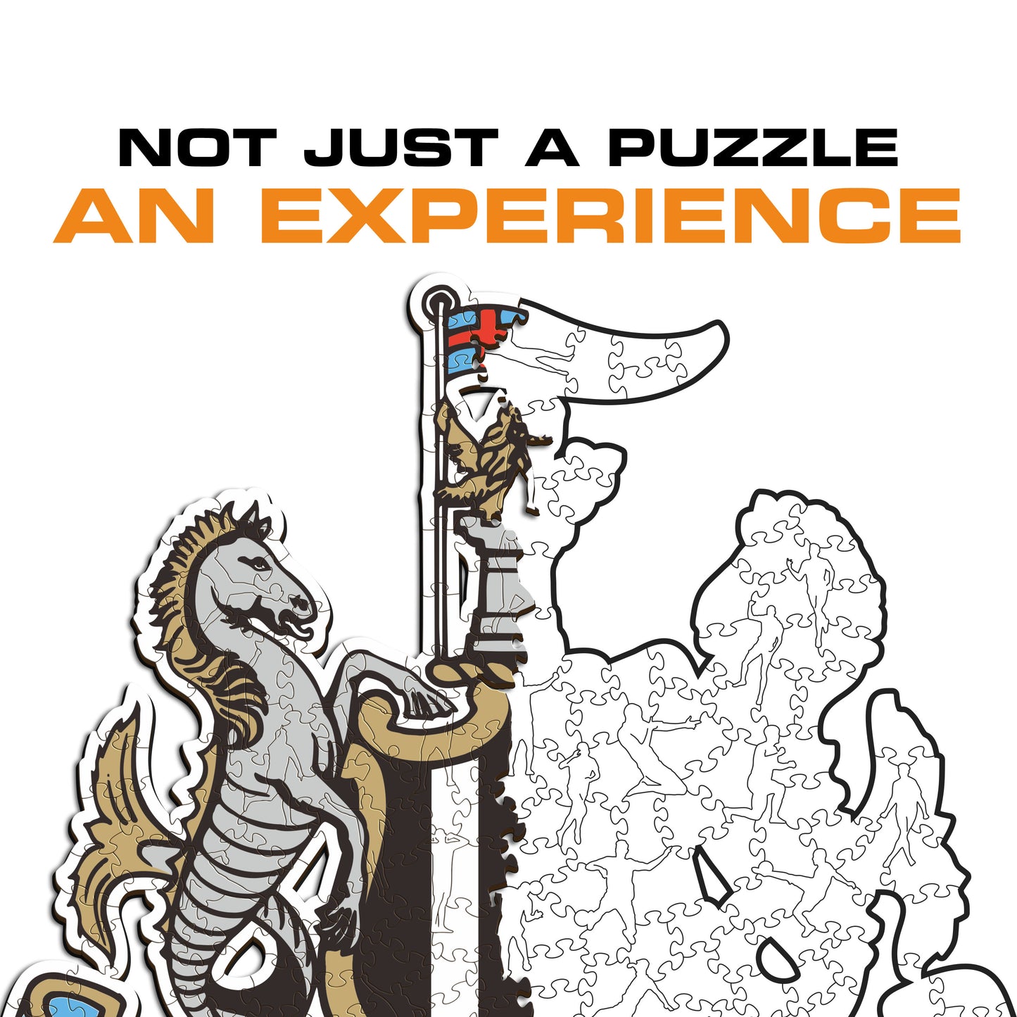 Newcastle United FC® Crest - Wooden Puzzle