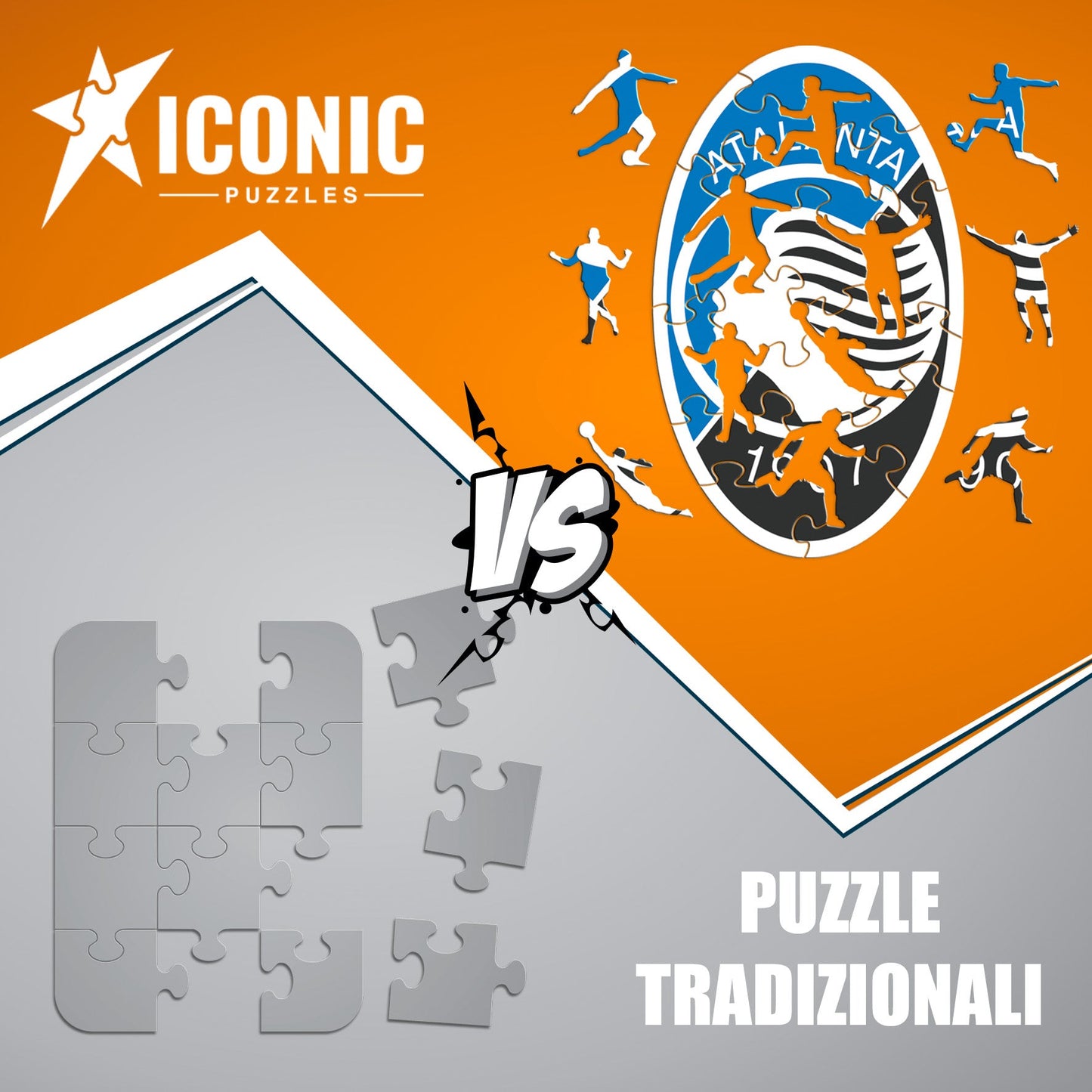 Atalanta BC® Crest - Wooden Puzzle