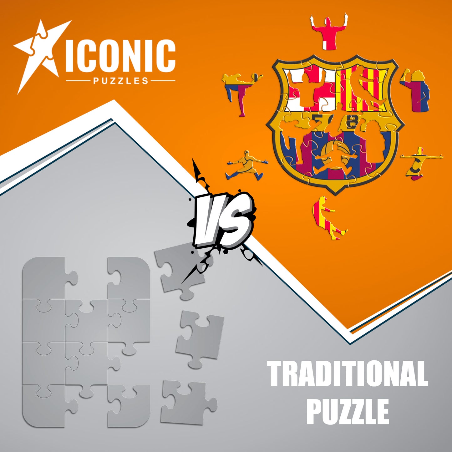 FC Barcelona® Crest - Wooden Puzzle