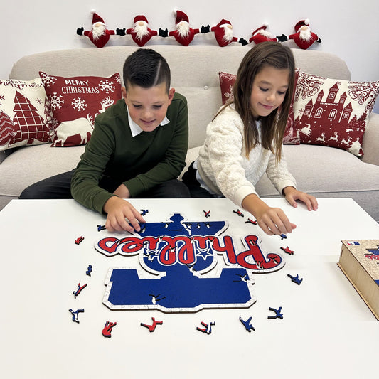 Philadelphia Phillies™ Crest - Wooden Puzzle