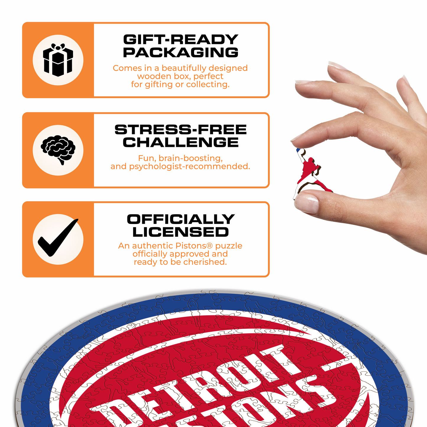 Detroit Pistons™ - Wooden Puzzle