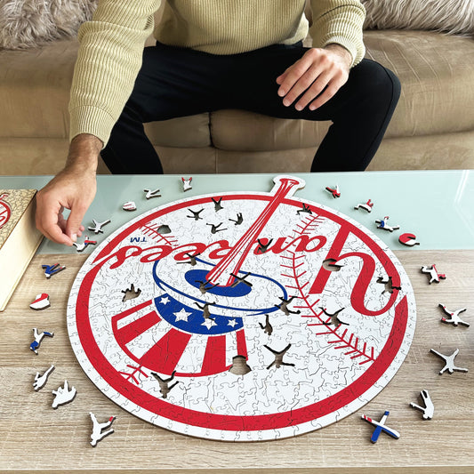 New York Yankees™ Crest - Wooden Puzzle