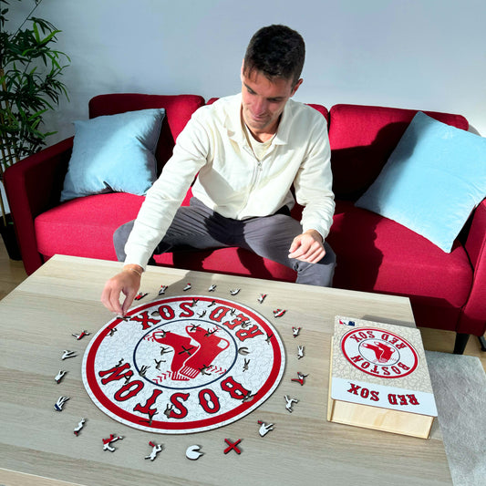 Boston Red Sox™ Crest - Wooden Puzzle