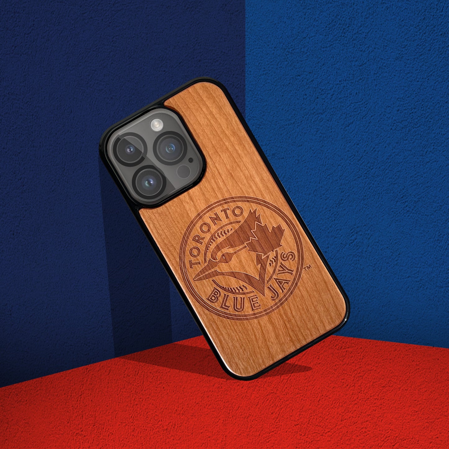 Toronto Blue Jays® Crest - Wooden Phone Case