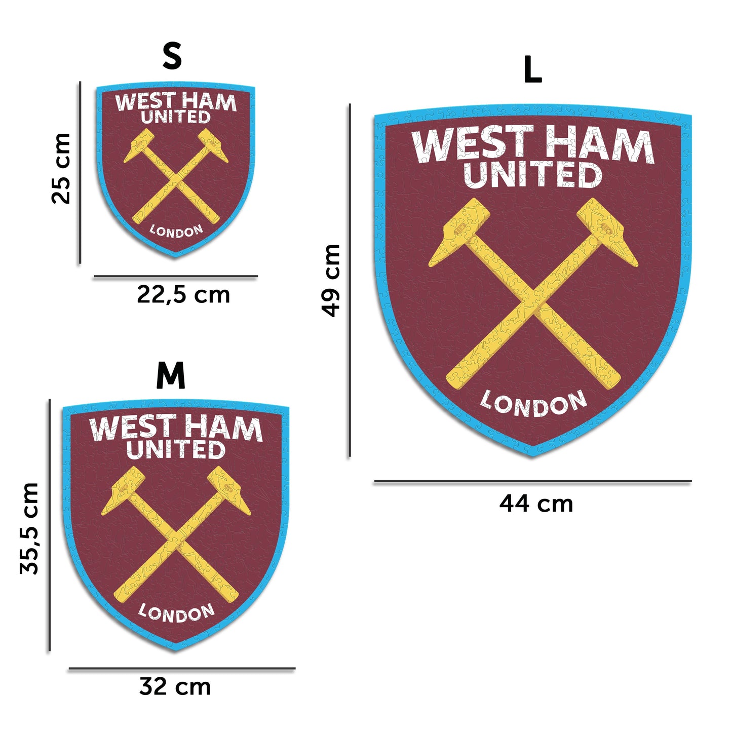 West Ham United FC® Crest - Wooden Puzzle