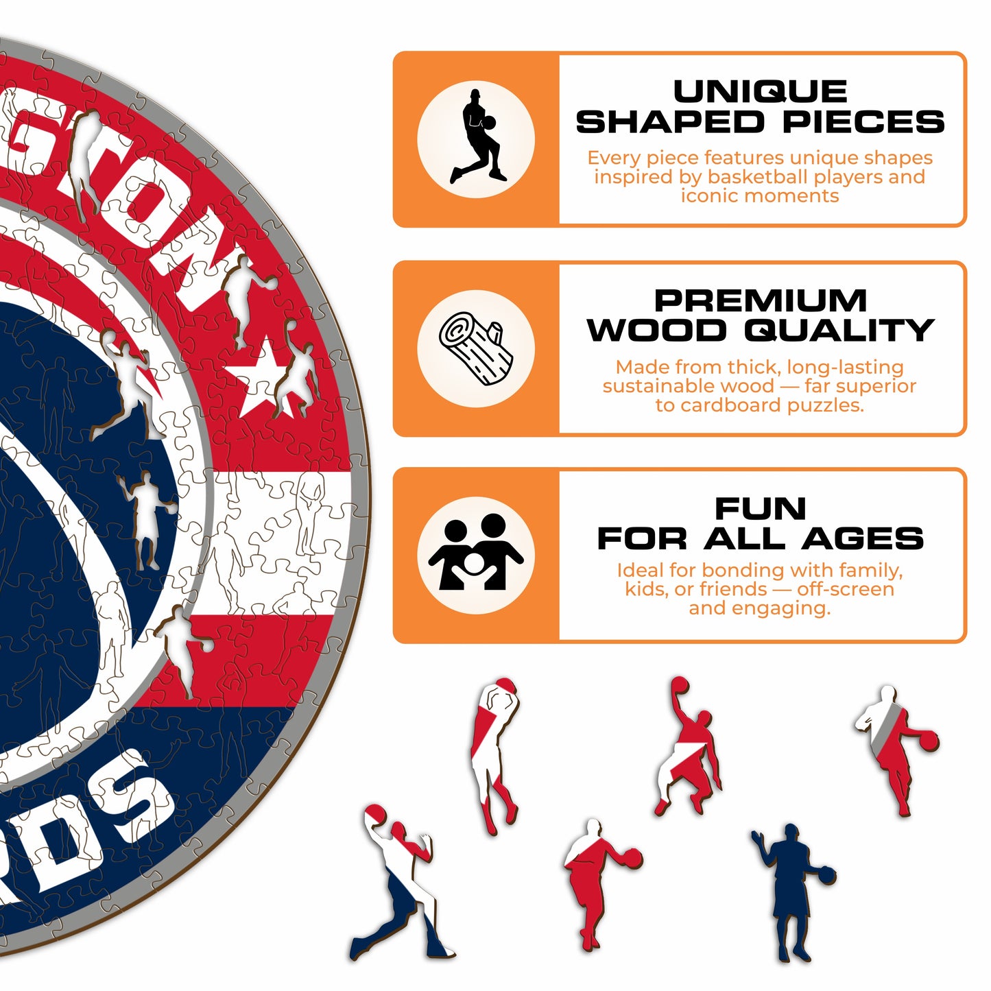 Washington Wizards™ - Wooden Puzzle