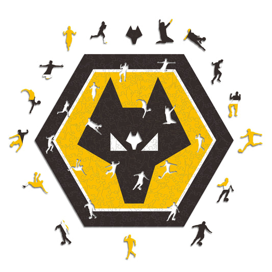 Wolves FC® Logo - Wooden Puzzle