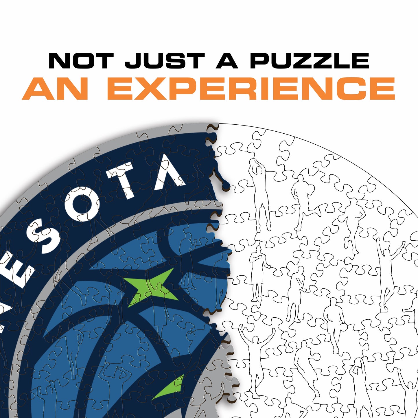 Minnesota Timberwolves™ - Wooden Puzzle