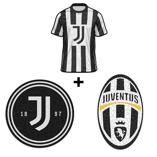3 PACK Juventus FC® Logo + Jersey + Retro Crest