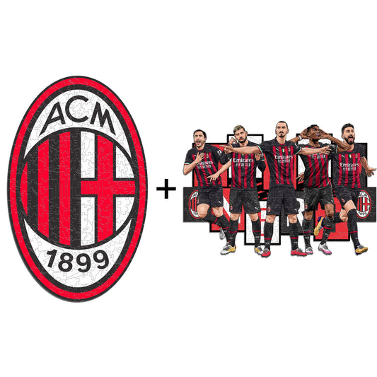 2 PACK AC Milan® Crest + 5 Players