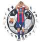 4 PACK FC Barcelona® Crest + Lewandowski + Pedri + Gavi