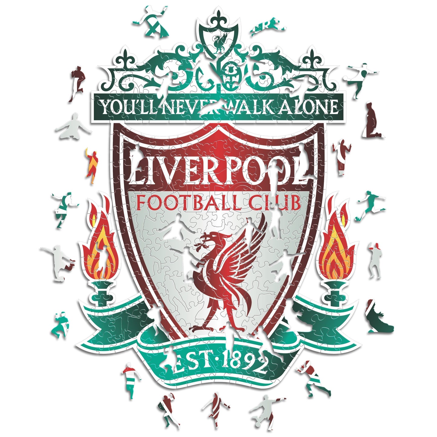 2 PACK Liverpool FC® Crest + Liver Bird Crest