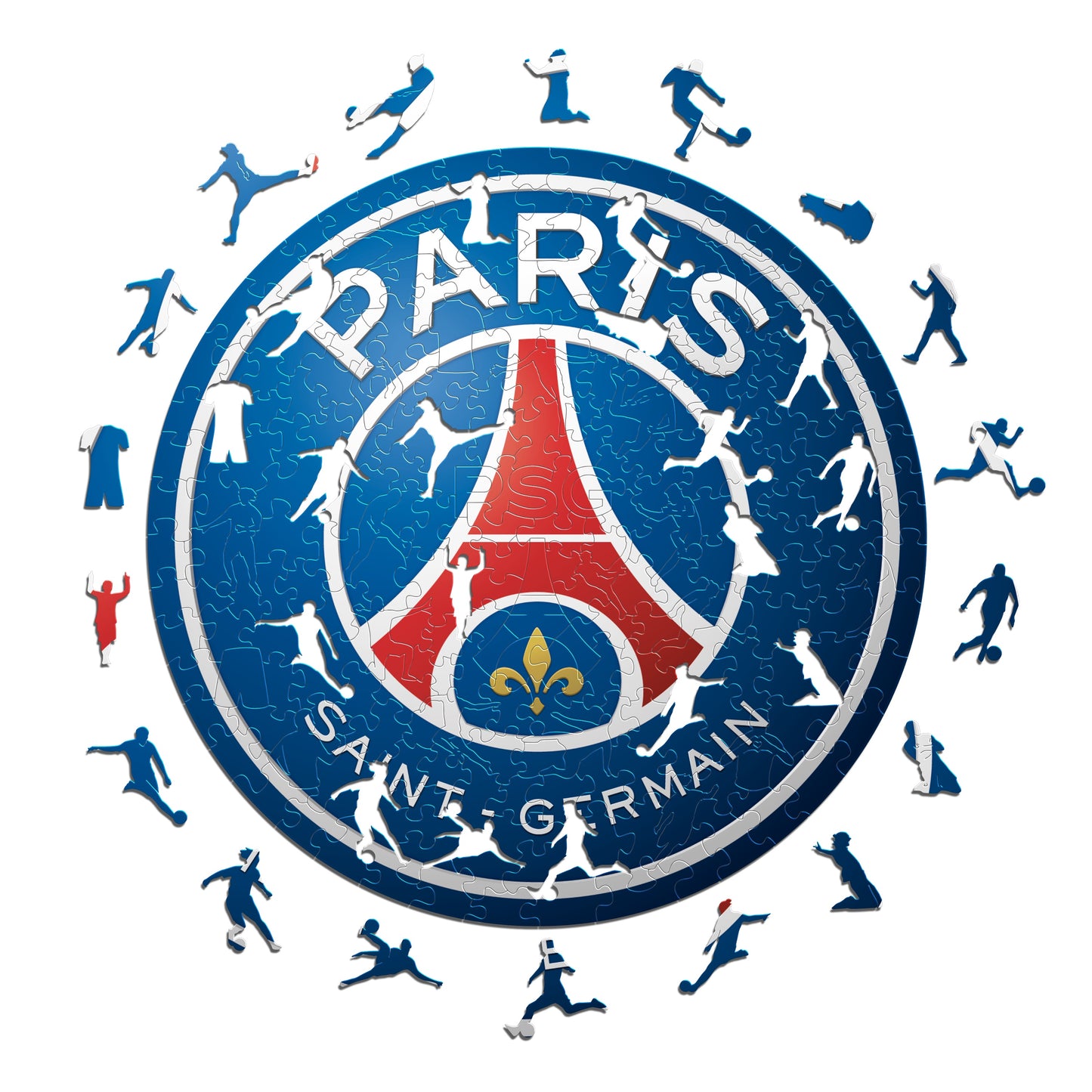 Paris Saint-Germain FC® Crest - Wooden Puzzle