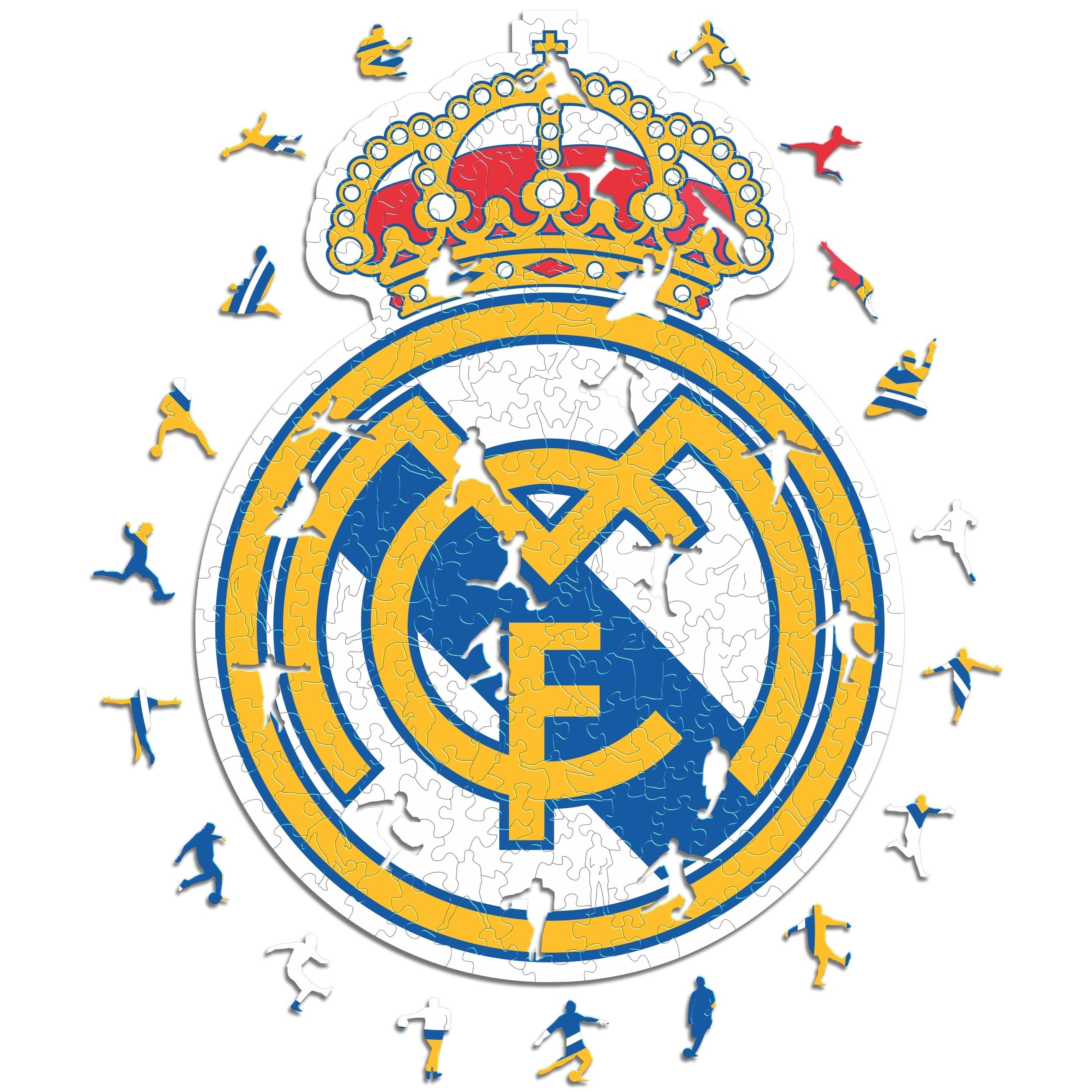 Real Madrid CF® Crest - Wooden Puzzle – Iconic Puzzles UK