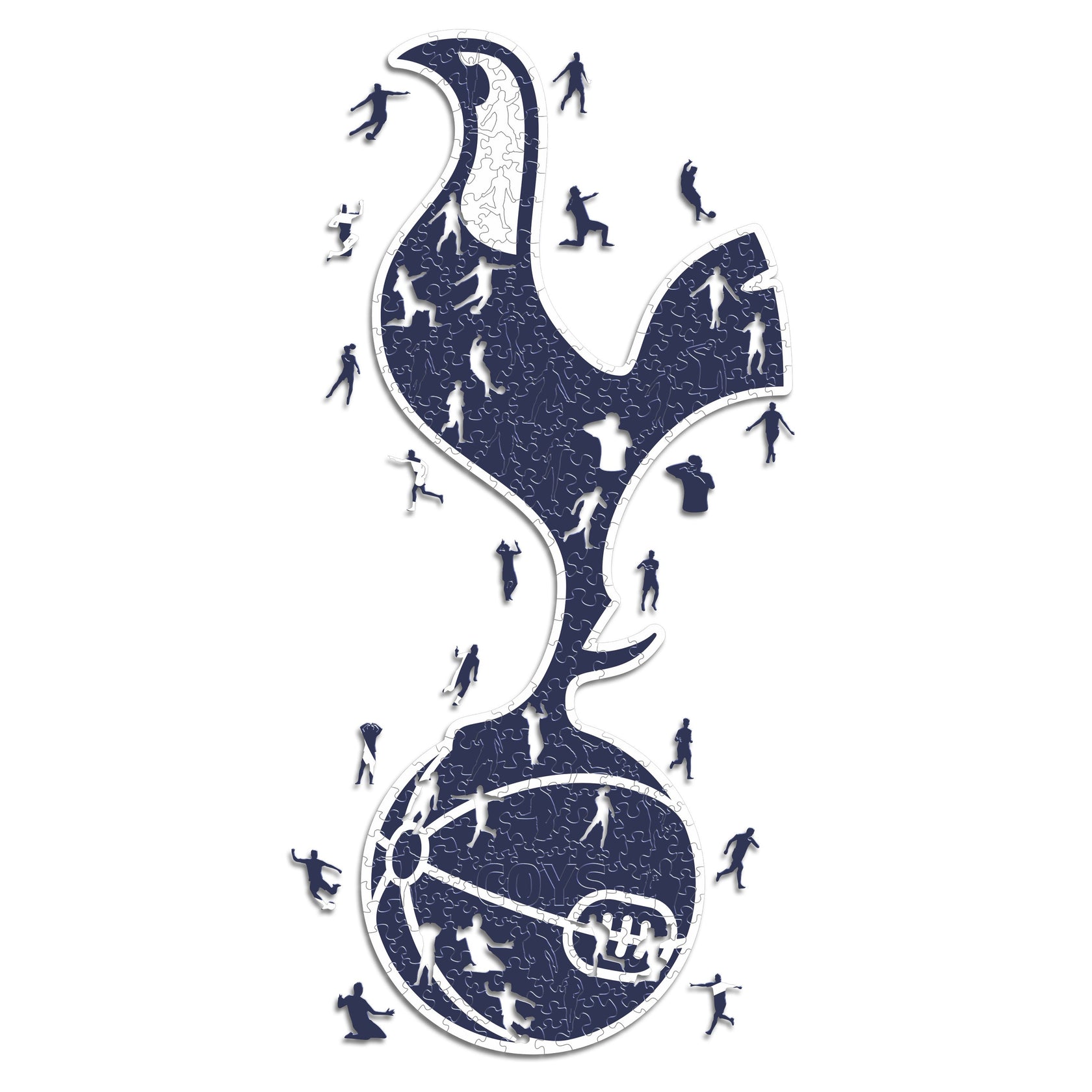 Tottenham Hotspur Fc® Crest Wooden Puzzle Iconic Puzzles Uk